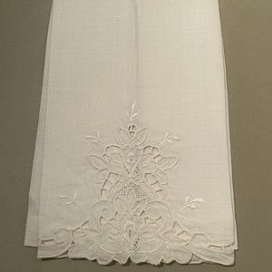Embroidered Fine Hand Towels (Full Set of 8)